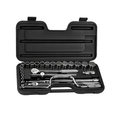 Juego Dados SAE Cuadro 1/2" Stanley 86-505 27 Pzas
