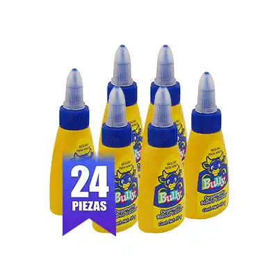 Pegamento Escolar Bully 2822810 Blanco 35g 24pzas