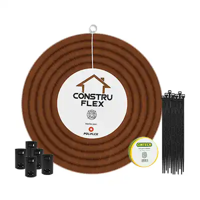 Poliflex sin Guía Construflex P-ELAR25-050 3/4" Rollo 50m