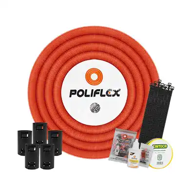 Poliflex Naranja P-LNA32-050 sin Guía 1 Pulg 50m