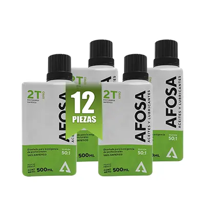 Aceite para Motor Afosa A2TX-500 2T 500ml 12pzas