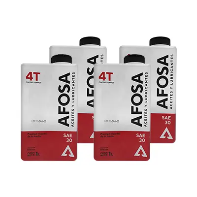 Paquete Aceite Para Motor Husqvarna 4T SAE 30 1L 4pzas