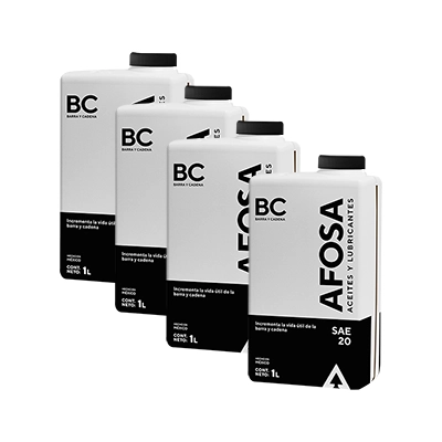 Aceite para Barra y Cadena Afosa ABC-1 1L 4pzas