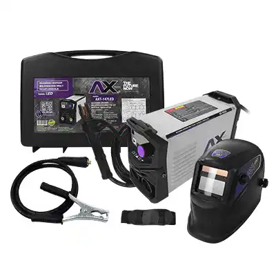 Soldadora Ax Tech Inv AXT-147LED 110/220V + Careta