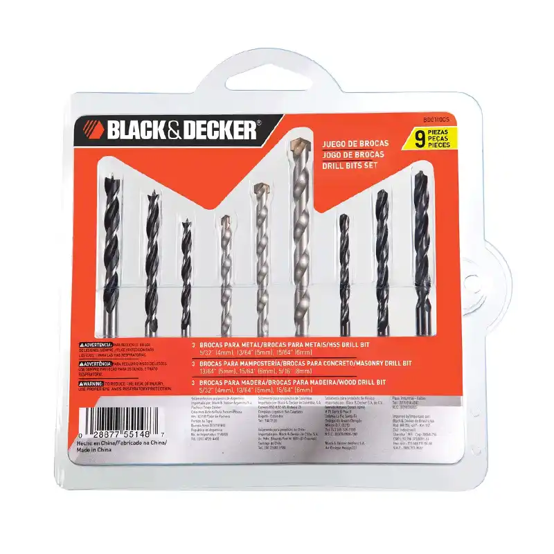 Brocas Mixtas Black+Decker