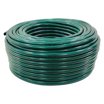 Manguera Verde Tramada 3/4 Pulg Ferox TV3/4100 100 Mts