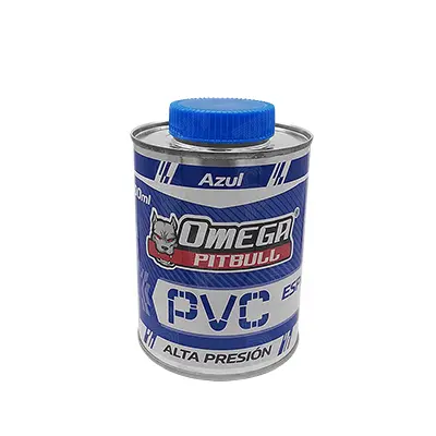 Pegamento Cemento para PVC Azul C-40-80 Omega Pitbull 500ml