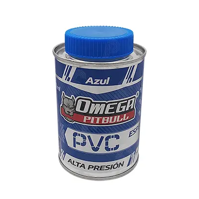 Pegamento Cemento para PVC Azul C-40-80 Omega Pitbull 250ml