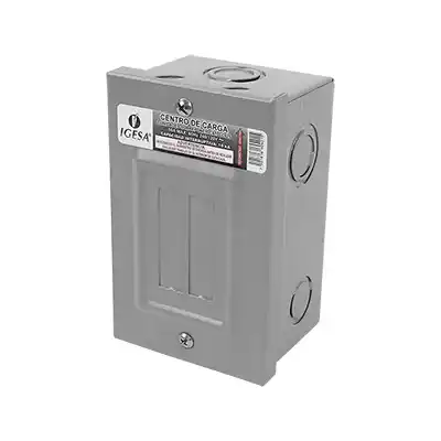 Centro de Carga 2 Polos Sobreponer Igesa CC02S 50A 240/120V