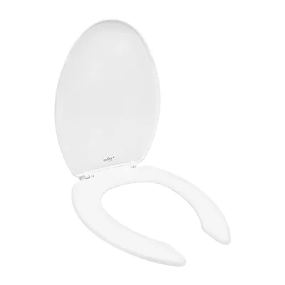 Asiento con Tapa Alargado para WC Coflex 2-CH-A102 Blanco
