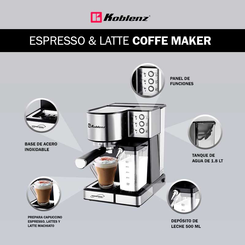 Maquina Para Hacer Cafe Capuchino Cappuccino Espresso Latte Espumador  Calidad