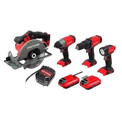 Kit Combinado Inalám Herramientas Craftsman CMCK401D2