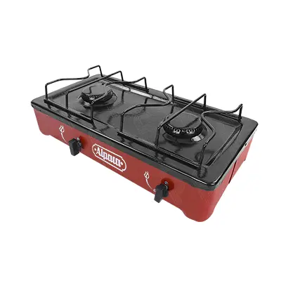 Parilla de Gas LP 2 Quemadores Alpaca D411301 Rojo