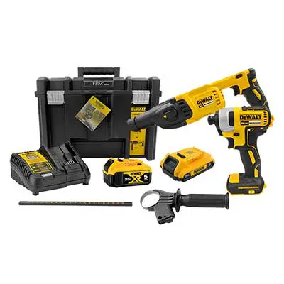 Rotomartillo SDS Dewalt Brushless + Atornillador Impacto