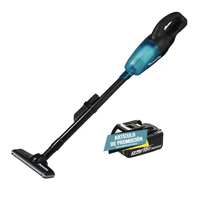 Aspiradora Manual Inalámbrica 18V Makita DCL180ZB + Batería