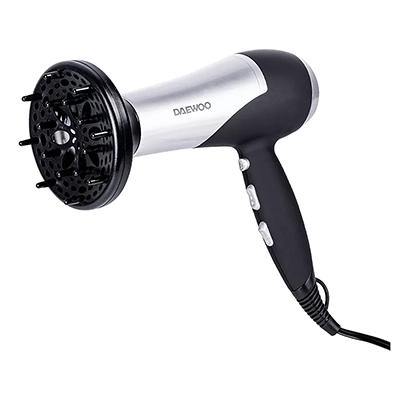 Secadora de Cabello Con Difusor Daewoo DHC-2010 127V 1600W