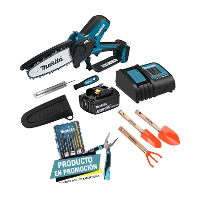 Makita Sierra de Poda 18V + Pinza Multiherramienta + Acc