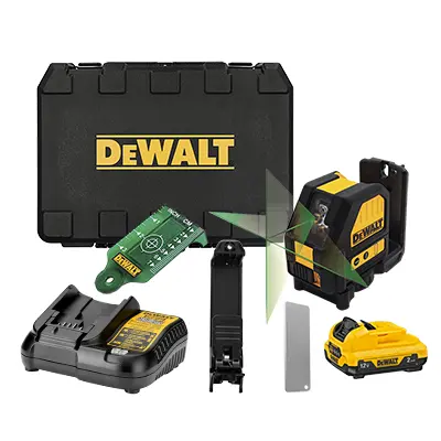 Nivel Laser Línea Cruzada Verde Dewalt DW088LG 12V 30/50m