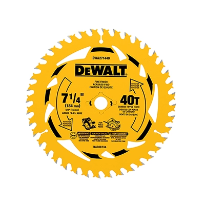 Disco de Sierra Circular Dewalt DWA271440 7-1/4 Pulg