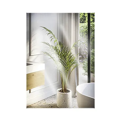 Espejo LED Touch Allapsa EL6060K Luz Blanca 110/220V 50x70cm