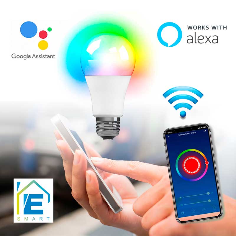 Foco Led Inteligente Smart Rgb 10w Wifi Alexa Google Santul – Ferreabasto