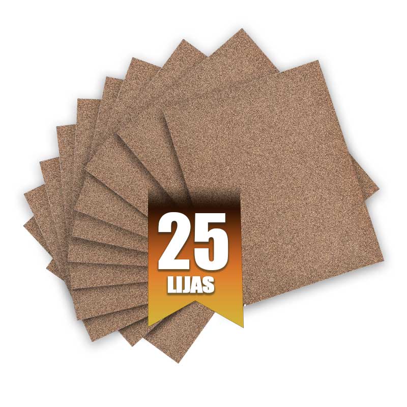 Lija para madera grano 150, hoja de papel Fandeli – Casco de Oro Ferreterías