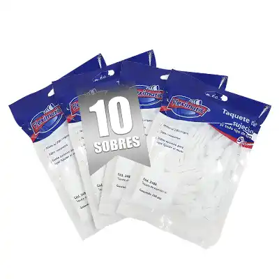 Taquete Sujeción 1/4" Fleximatic 2486 Blanco 1000 pzas
