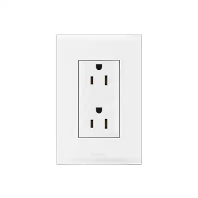 Placa con Toma Dúplex 2P+T Bticino Forza 2 FZ2228B