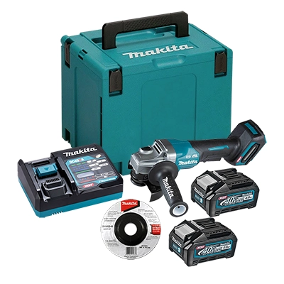 Miniesmeriladora Inalam Brushless Makita GA012G Baterías 40V