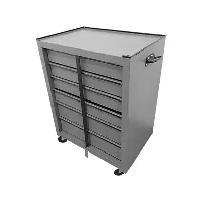 Gabinete Móvil Metálico 6 Gavetas Surtek GM6G Gris 25pul