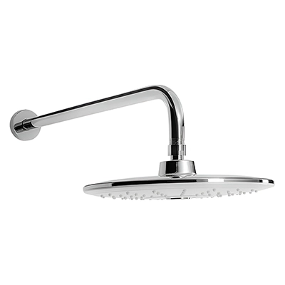 Regadera Redonda Helvex H-3302-C/B Brazo Y Chapetón 10pul
