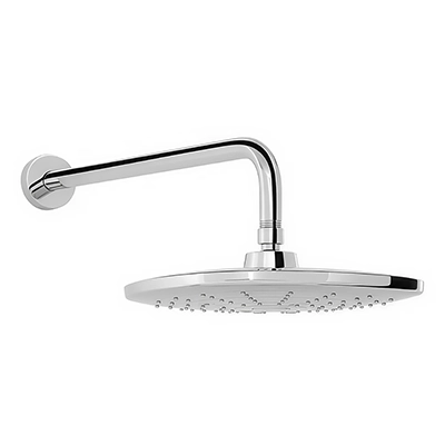 Regadera Cuadrada Helvex H-3303 Brazo Y Chapetón 10pul