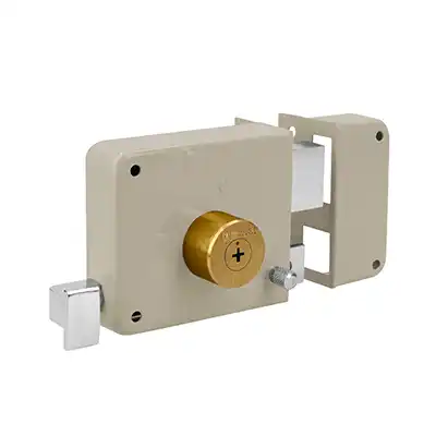 Cerradura de Sobreponer Hermex 43587 Derecha Gris