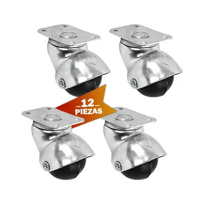 Rueda Esférica Rodamex HE415GA 1-5/8 Pulg 12pzas