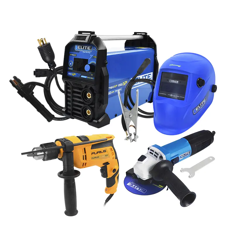 Soldadora TIG Elite SI7160XP Rotomartillo + Miniesmeriladora