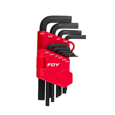 Juego Llaves Hexagonales Foy JLL10P Standar 10 Pzas