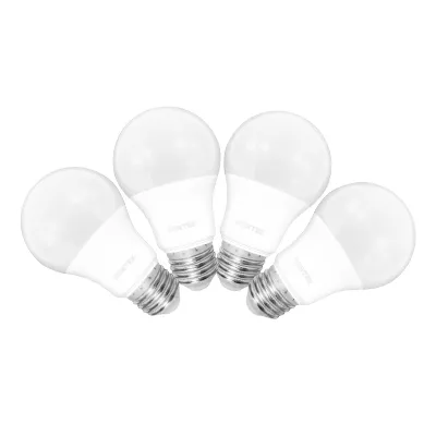 Foco A19 Led 9W Base E27 Surtek LBD9 Luz de Día 4pzas