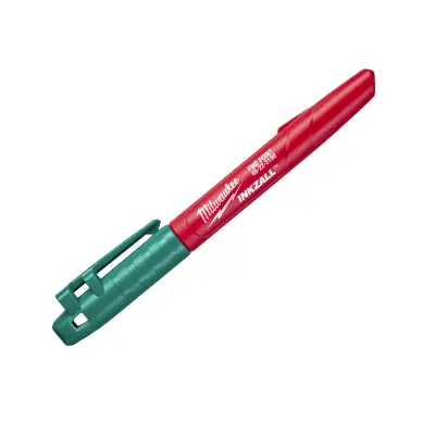 Marcador Punta Fina Verde INKZALL Milwaukee 48-22-3190