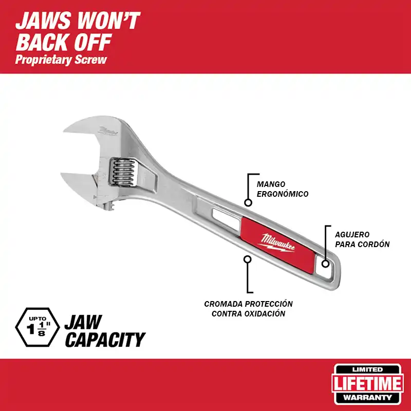 Llave Ajustable Milwaukee