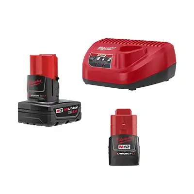 Baterías REDLITHIUM M12 Milwaukee 48-59-2424 + Cargador