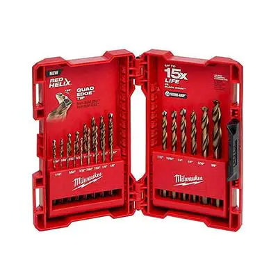Brocas Cobalto RED HELIX Milwaukee 48-89-2338 23pzs