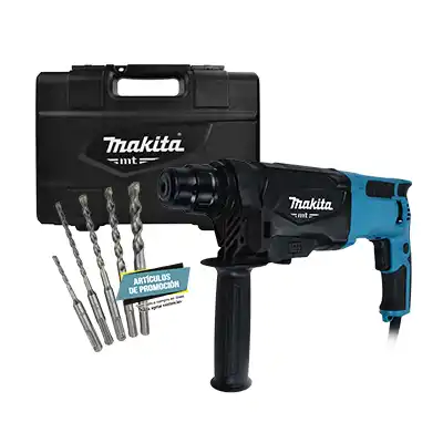 Martillo Combinado SDS Plus Makita M8701 1 Pulg + 5 Brocas