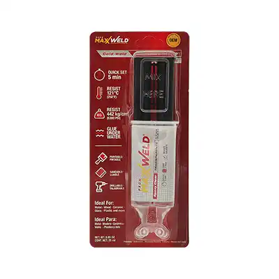 Soldadura en Frío Pega Max Weld 2429 Transparente 25 ml