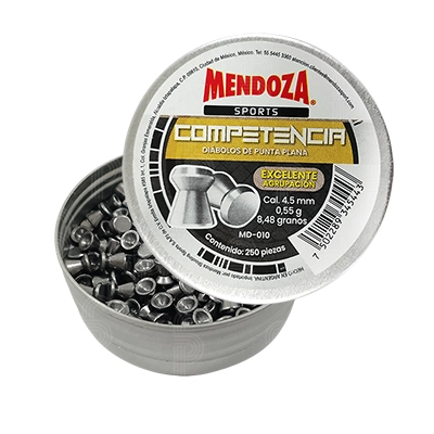 Diábolos Punta Plana Mendoza Sports MD-010 4.5mm 250pzas