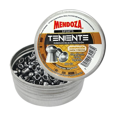Diábolos Alta Precisión Mendoza Sports MD-013 4.5mm 250pzs