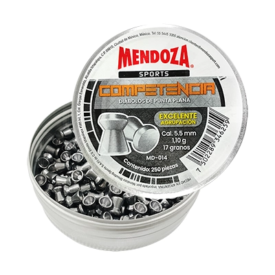 Diábolos Punta Plana Mendoza Sports MD-014 5.5mm 250pzas