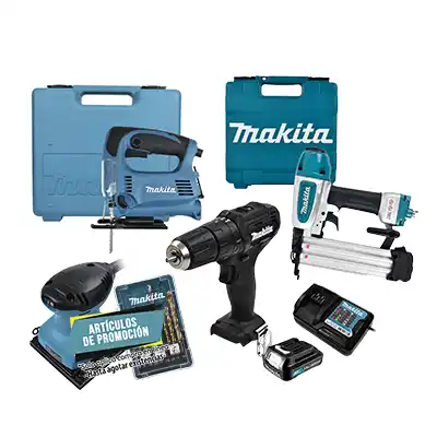 Kit Herramientas Makita Sierra Caladora + Rotomartillo + Acc