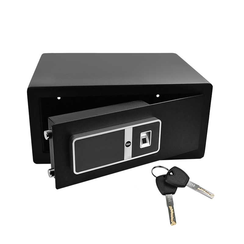 Caja fuerte electrónica + llave de seguridad modelo 1 - caja de