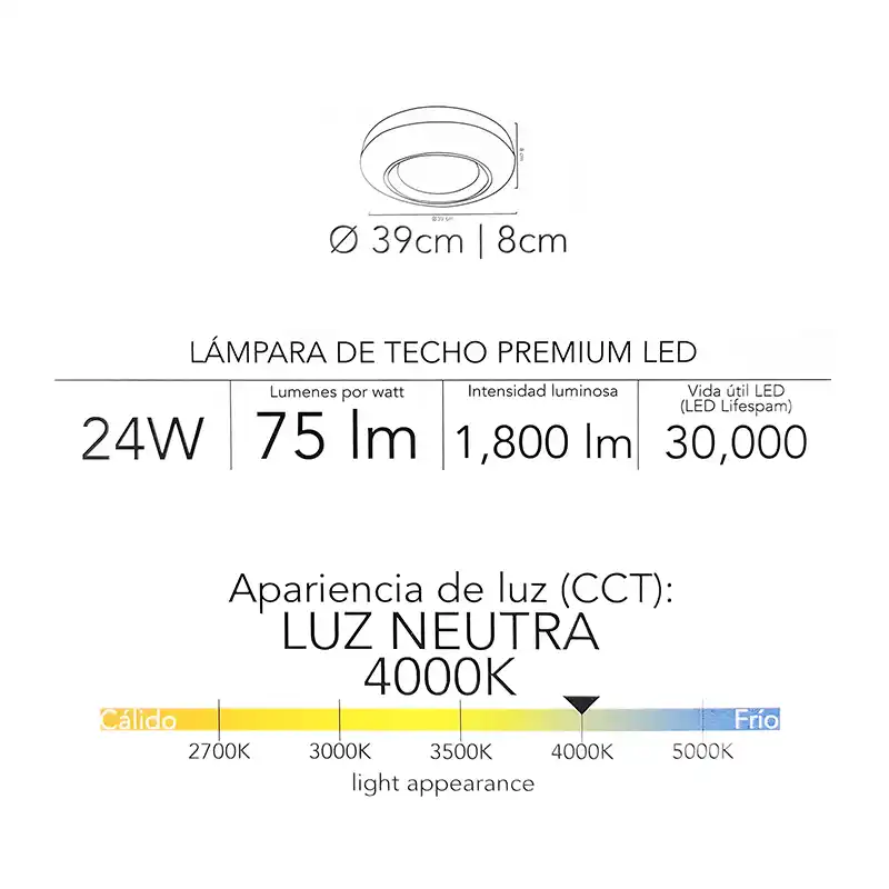 Lampara de Techo Maxxi