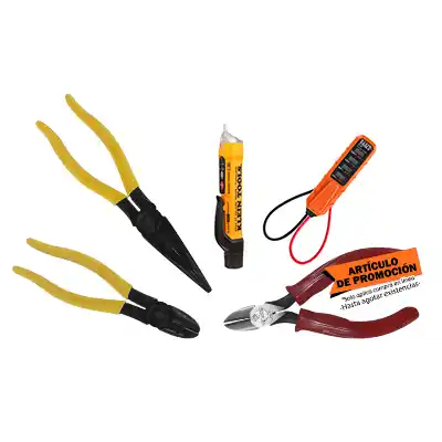 Probador de Voltaje NCVT-3P + Probador ET45 + Pinzas